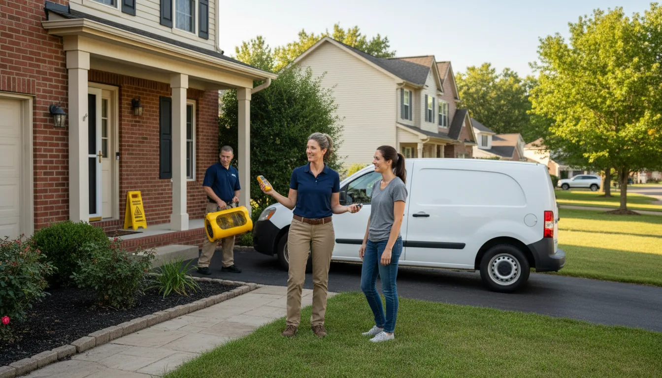 Water restoration image for Water Damage & Restoration Services in Gilliam, MO